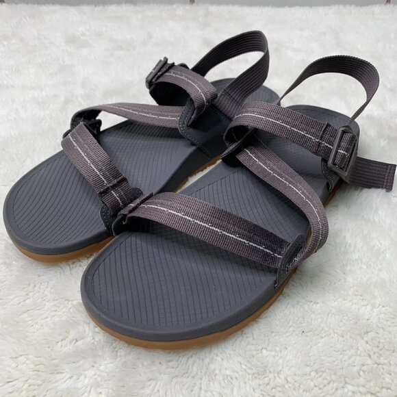 Chaco Men's Gray Sandals Size 13 - Picture 3 of 11